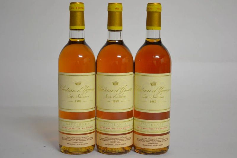 Chateau d&rsquo;Yquem 1989  - Auction PANDOLFINI FOR EXPO 2015: Finest and rarest wines - Pandolfini Casa d'Aste