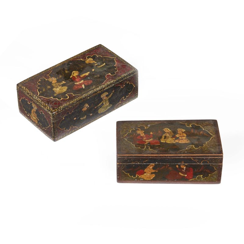 TWO BOXES, INDIA, 20TH CENTURY  - Auction TIMED AUCTION | Asian Art -&#19996;&#26041;&#33402;&#26415; - Pandolfini Casa d'Aste