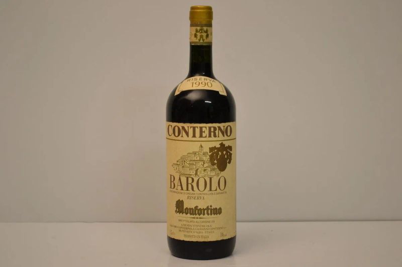Barolo Monfortino Riserva Giacomo Conterno 1990  - Auction Fine Wine and an Extraordinary Selection From the Winery Reserves of Masseto - Pandolfini Casa d'Aste