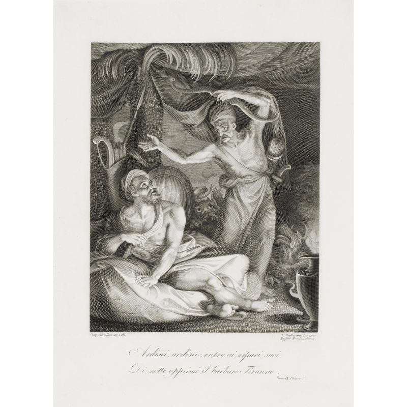 Tasso, Torquato. La Gerusalemme liberata. Firenze, Marenigh, 1820.  - Asta LIBRI, MANOSCRITTI, AUTOGRAFI E STAMPE - Pandolfini Casa d'Aste