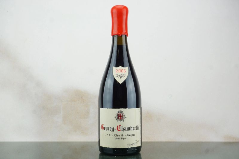 Gevrey-Chambertin Clos Saint Jacques Vielle Vigne Domaine Fourrier 2005  - Auction LA RAFFINATEZZA DELLA COMPLESSITA' - Fine and Rare Wine - Pandolfini Casa d'Aste