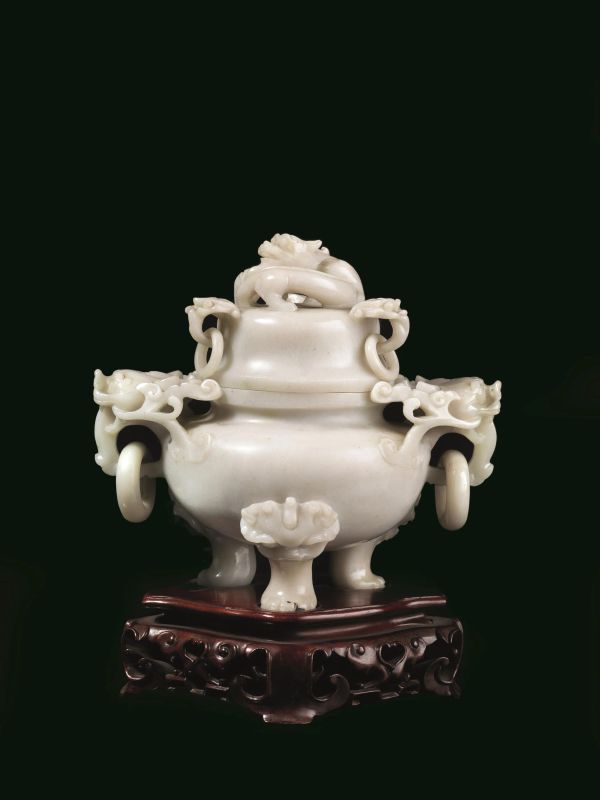 INCENSIERE, CINA, DINASTIA QING, SECC. XIX-XX  - Auction Asian Art - Pandolfini Casa d'Aste