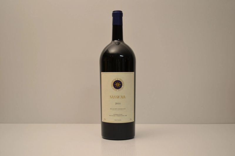 Sassicaia Tenuta San Guido 2014  - Auction An Extraordinary Selection of Finest Wines from Italian Cellars - Pandolfini Casa d'Aste
