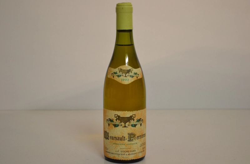 Meursault-Perri&egrave;res Domaine J.-F. Coche Dury 1992  - Auction A Prestigious Selection of Wines and Spirits from Private Collections - Pandolfini Casa d'Aste