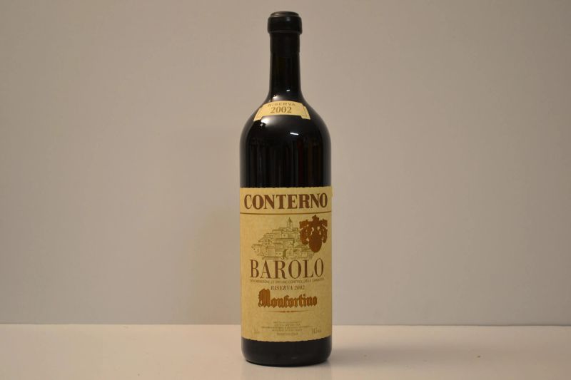 Barolo Monfortino Riserva Giacomo Conterno 2002  - Auction the excellence of italian and international wines from selected cellars - Pandolfini Casa d'Aste
