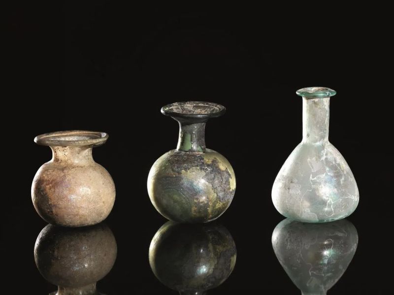 Tre unguentari  - Auction Antiquities - Pandolfini Casa d'Aste