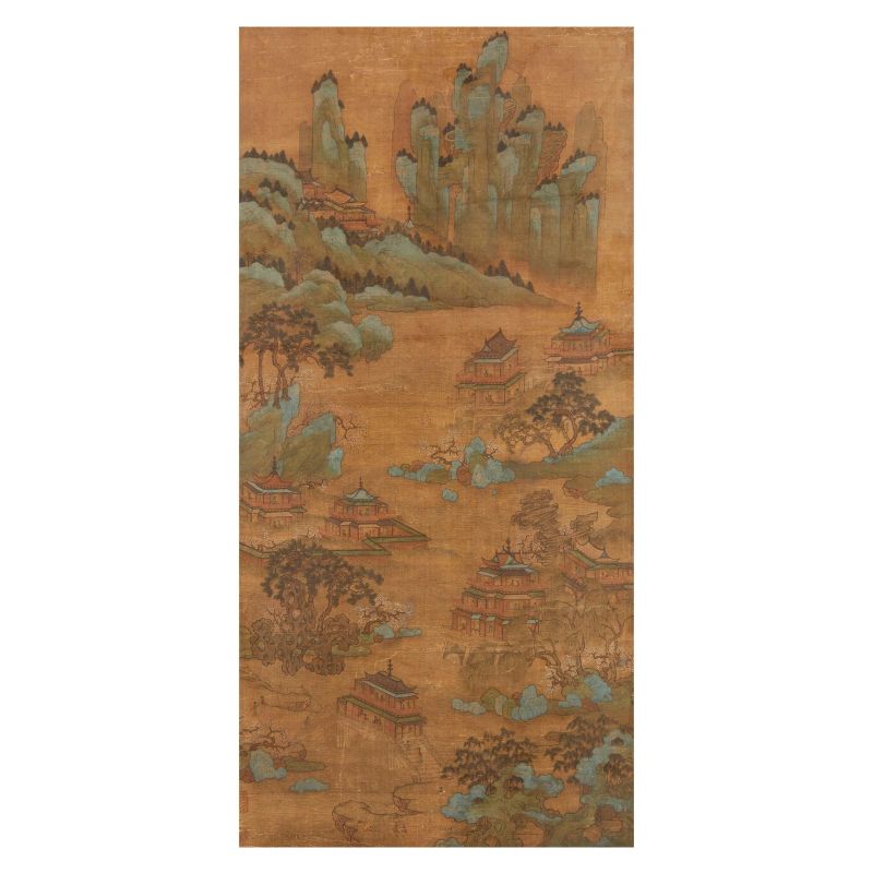 



DIPINTO SU SETA RAFFIGURANTE PAESAGGIO CON PADIGLIONI MONTANI, CINA, DINASTIA MING, SEC. XVII  - Asta Asian Art | 东方艺术 - Pandolfini Casa d'Aste