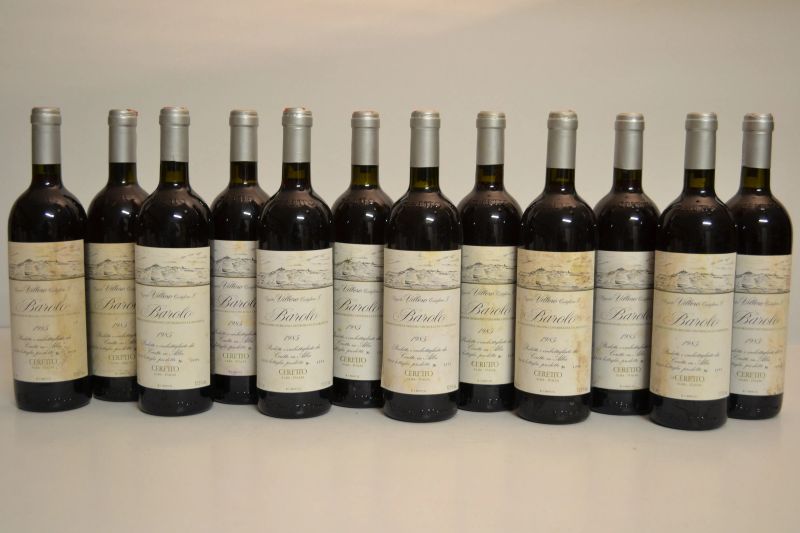 Barolo Vigneto Villero Castiglione Falletto Ceretto 1985  - Auction A Prestigious Selection of Wines and Spirits from Private Collections - Pandolfini Casa d'Aste