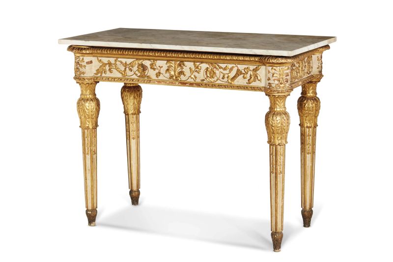 CONSOLE, ROMA, PERIODO LUIGI XVI  - Auction Italian and international furniture and works of art - Pandolfini Casa d'Aste