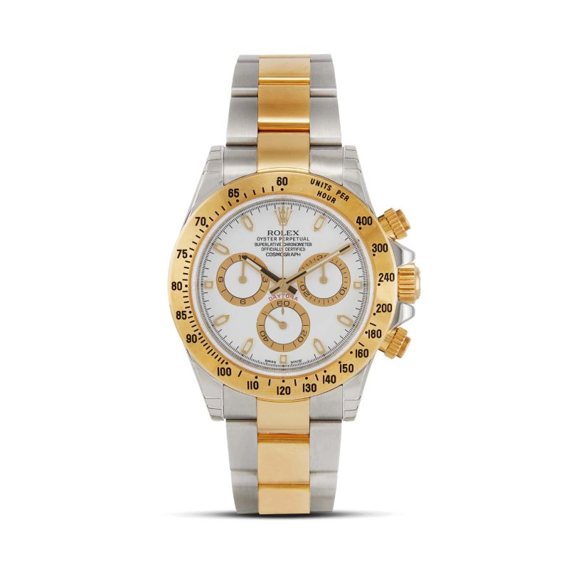 



ROLEX DAYTONA ACCIAIO E ORO REF. 116523 N. 5HN626XX  - Asta OROLOGI DA POLSO E DA TASCA - Pandolfini Casa d'Aste