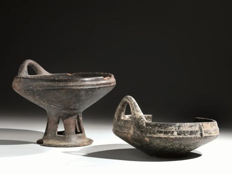 Due ciotole carenate  - Auction Antiquities - Pandolfini Casa d'Aste