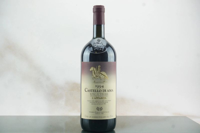 L&rsquo;Apparita Castello di Ama 1994  - Asta Smart Wine 2.0 | Christmas Edition - Pandolfini Casa d'Aste