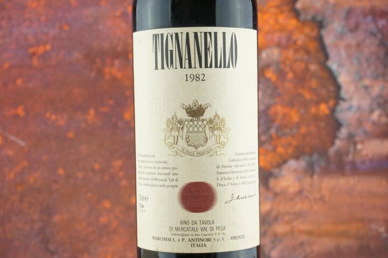 Tignanello Antinori 1982  - Asta Smart Wine 2.0 | Summer Edition - Pandolfini Casa d'Aste