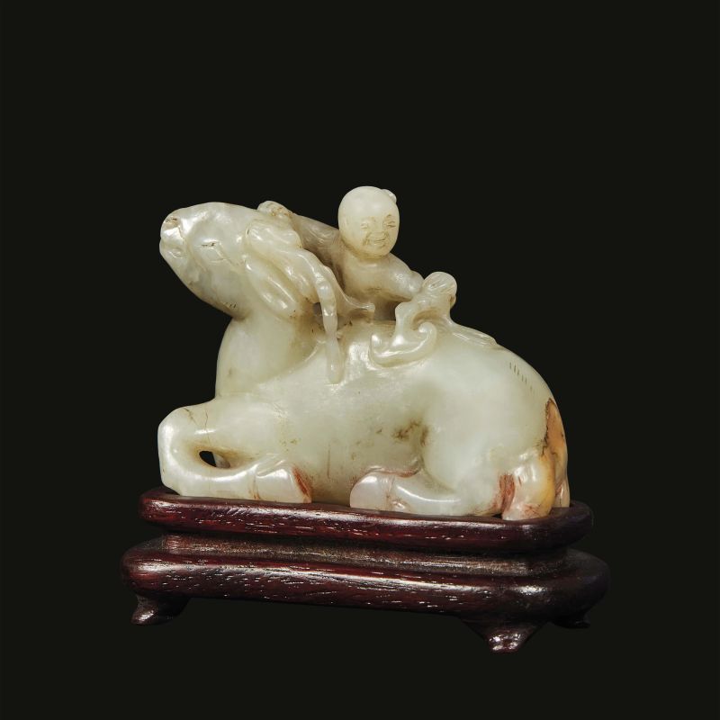 A JADE CARVING, CHINA, QING DYNASTY, 18TH CENTURY  - Auction Asian Art -  &#19996;&#26041;&#33402;&#26415; - Pandolfini Casa d'Aste