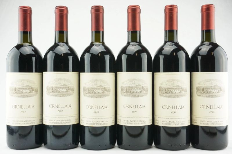 Ornellaia 1992  - Auction THE SIGNIFICANCE OF PASSION - Fine and Rare Wine - Pandolfini Casa d'Aste