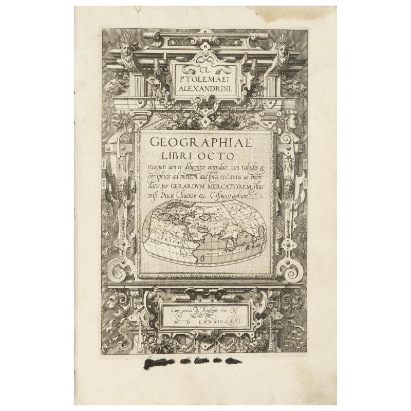 Seconda edizione della geografia del Tolomeo con le carte del Mercatore   - Asta LIBRI, MANOSCRITTI E AUTOGRAFI - Pandolfini Casa d'Aste
