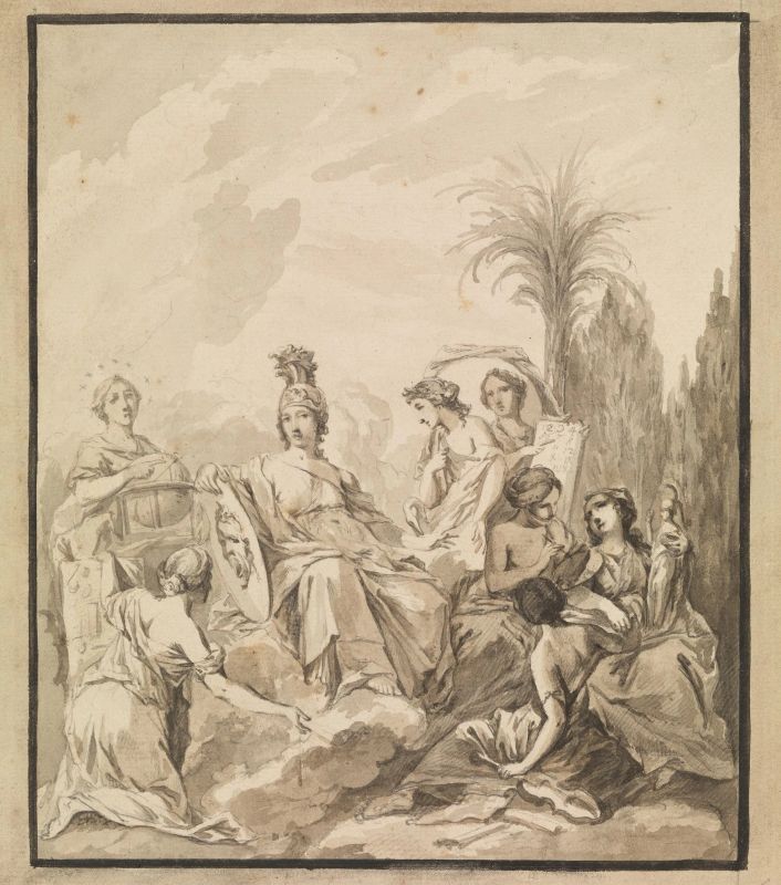      Scuola veneta, sec. XVIII   - Auction Works on paper: 15th to 19th century drawings, paintings and prints - Pandolfini Casa d'Aste