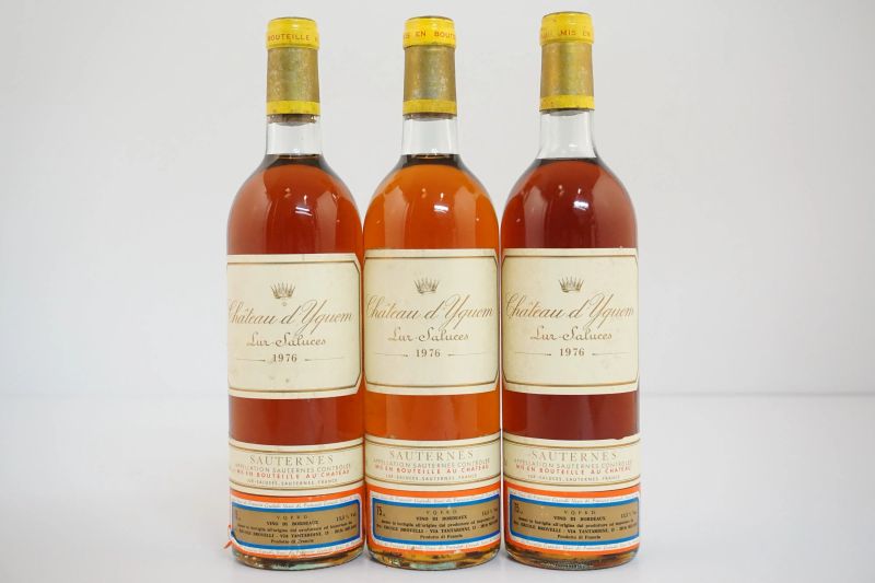 Ch&acirc;teau d&rsquo;Yquem 1976  - Asta VINI PREGIATI E DISTILLATI DA COLLEZIONE - Pandolfini Casa d'Aste