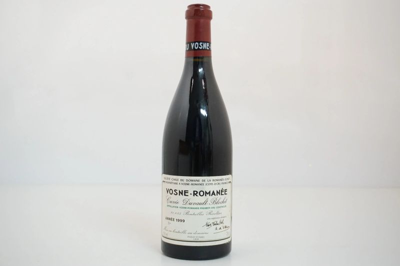      Vosne Roman&eacute;e Cuv&eacute;e Duvault-Blochet Domaine de la Roman&eacute;e Conti 1999   - Auction Wine&Spirits - Pandolfini Casa d'Aste