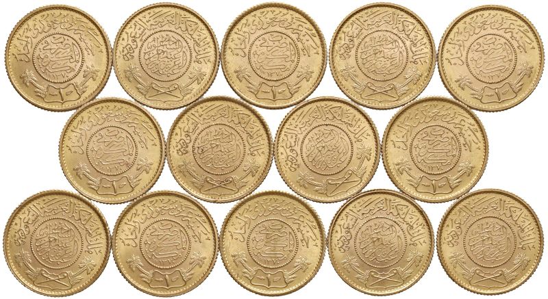 ARABIA SAUDITA. QUATTORDICI STERLINE  - Auction COINS  OF MILAN, HOUSE OF SAVOY, ZECCHINI AND GOLD OSELLE OF VENICE - Pandolfini Casa d'Aste