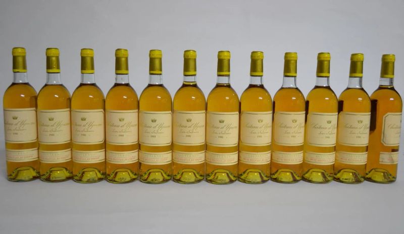 Chateau d Yquem 1981  - Asta PANDOLFINI PER EXPO 2015: VINI PREGIATI E DA COLLEZIONE - Pandolfini Casa d'Aste