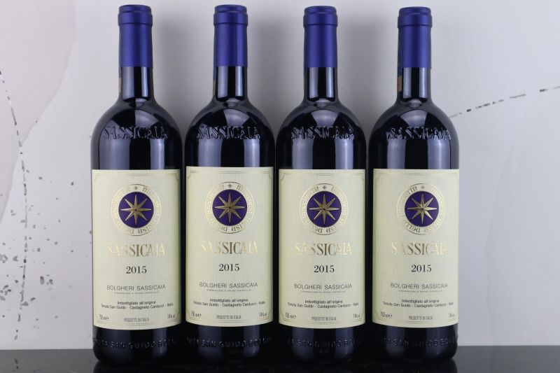 



Sassicaia Tenuta San Guido 2015  - Asta FORMA - Vini Pregiati e da Collezione - Pandolfini Casa d'Aste