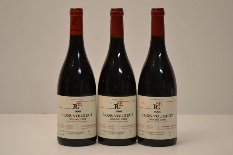 Clos de Vougeot Domaine Rene Engel 1996  - Auction  An Exceptional Selection of International Wines and Spirits from Private Collections - Pandolfini Casa d'Aste