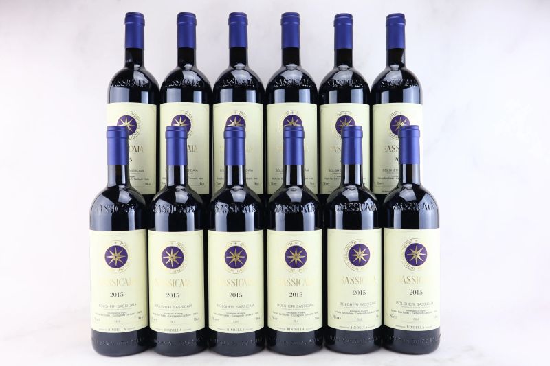 



Sassicaia Tenuta San Guido 2015  - Asta MATERIA - Vini Pregiati e da Collezione - Pandolfini Casa d'Aste