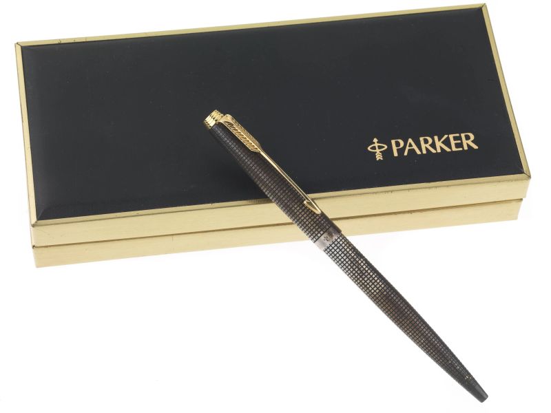 PARKER PENNA A SFERA IN ARGENTO  - Auction JEWELS, WATCHES, SILVER AND PENS | ONLINE - Pandolfini Casa d'Aste