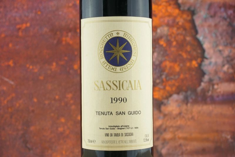 Sassicaia Tenuta San Guido 1990  - Asta Smart Wine 2.0 | Summer Edition - Pandolfini Casa d'Aste