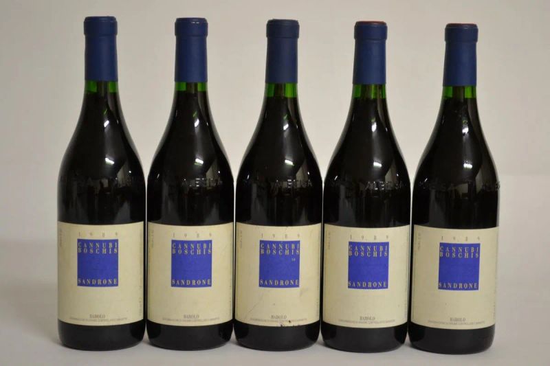Barolo Cannubi Boschis Sandrone 1989  - Auction PANDOLFINI FOR EXPO 2015: Finest and rarest wines - Pandolfini Casa d'Aste