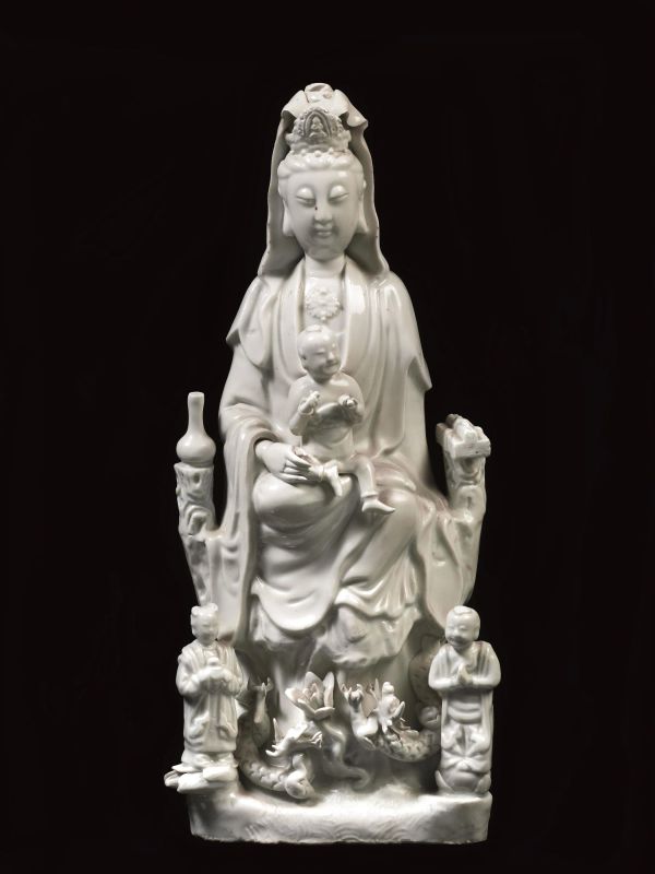 GUANYIN, CINA, DINASTIA QING, SEC. XVIII  - Auction Asian Art - Pandolfini Casa d'Aste