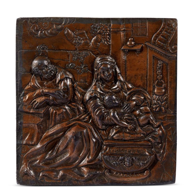 



Northern Italy, after Taddeo Zuccari, 16th century, The Holy Family, lead   - Auction PLAQUETTES, MEDALS, AND SMALL BRONZE SCULPTURES FROM THE COLLECTION OF MARIO SCAGLIA AND OTHER PROVENANCES - Pandolfini Casa d'Aste