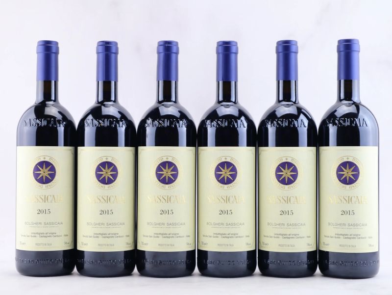 



Sassicaia Tenuta San Guido 2015  - Asta ALCHIMIA - Vini Pregiati e da Collezione - Pandolfini Casa d'Aste