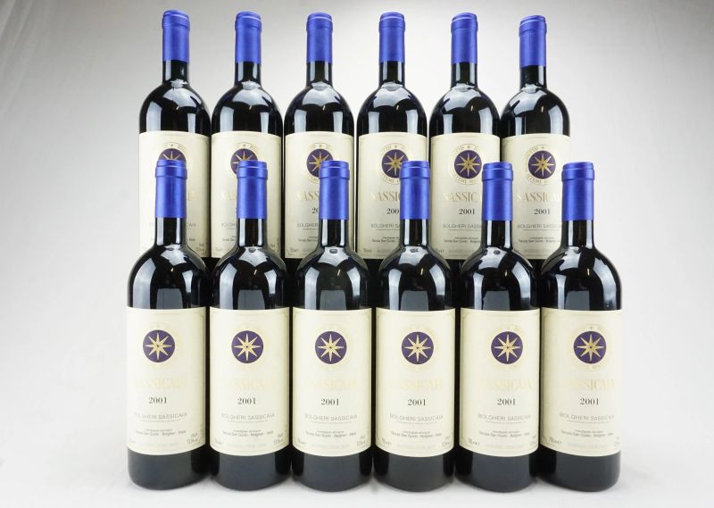      Sassicaia Tenuta San Guido 2001   - Auction The Art of Collecting - Italian and French wines from selected cellars - Pandolfini Casa d'Aste