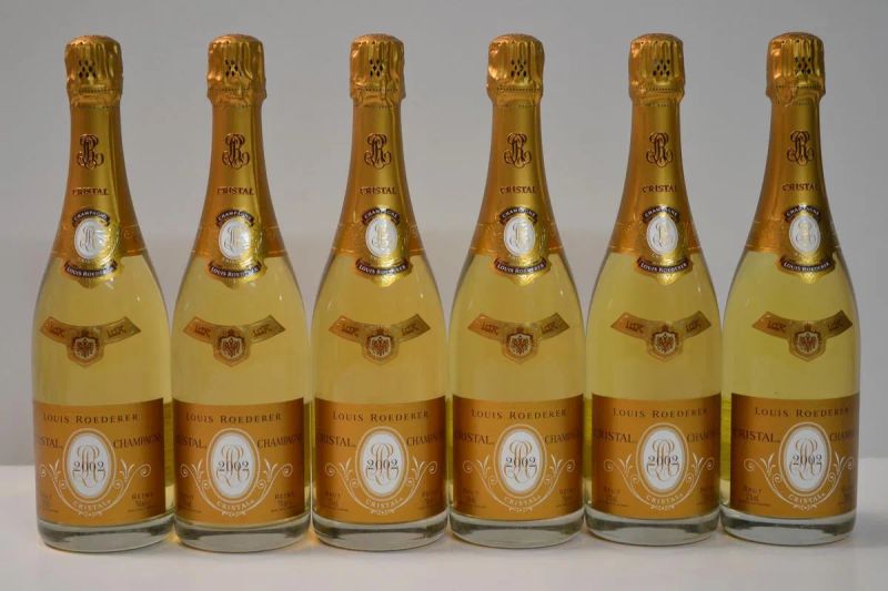 Cristal Louis Roederer 2002  - Asta Vini da Collezione da Importanti Cantine Private Italiane - Pandolfini Casa d'Aste