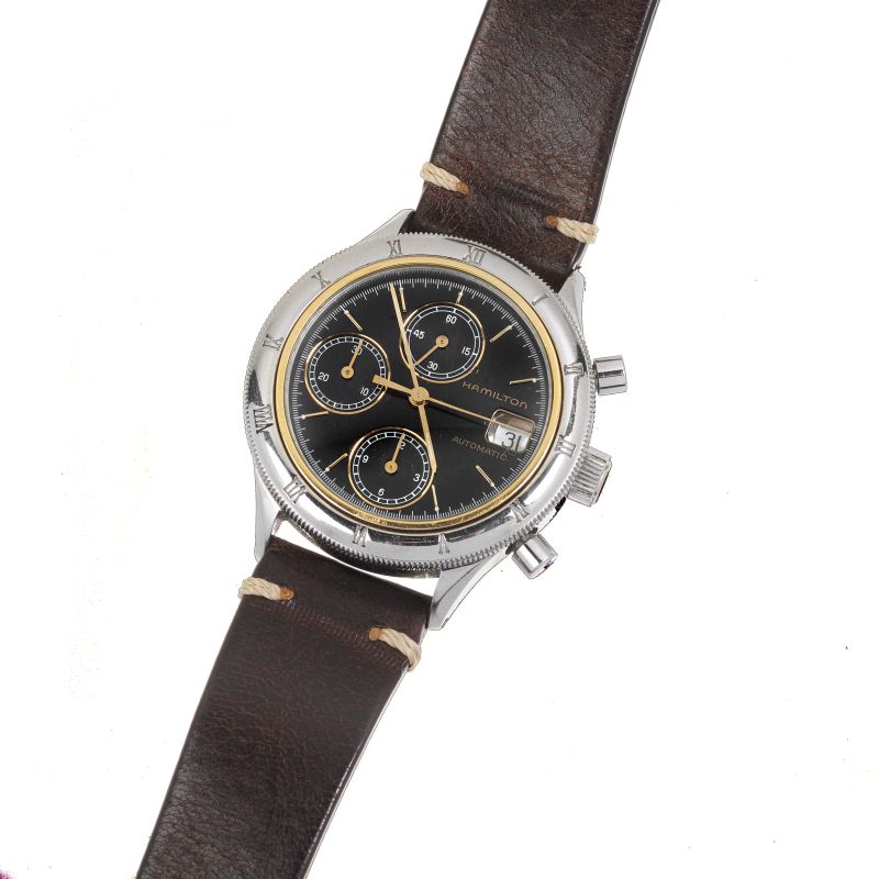 



HAMILTON CRONOGRAFO IN ACCIAIO  - Asta OROLOGI - Pandolfini Casa d'Aste