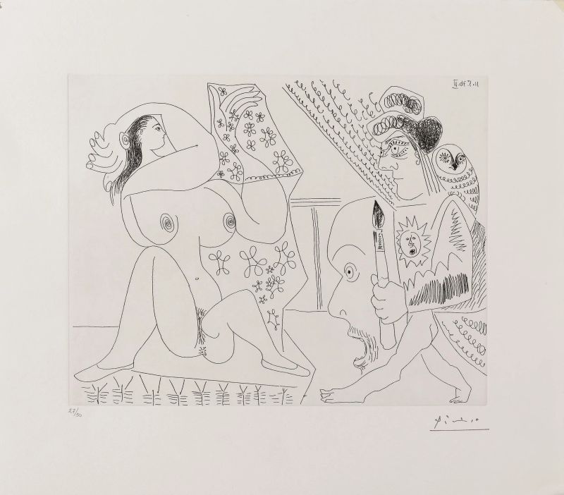 Pablo Picasso :      PABLO PICASSO   - Asta ASTA A TEMPO | ARTE MODERNA E CONTEMPORANEA - Pandolfini Casa d'Aste