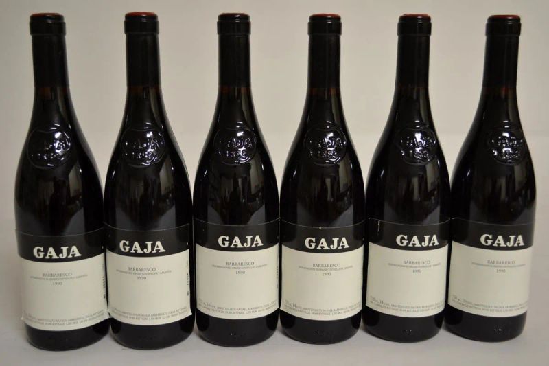 Barbaresco Gaja 1990  - Auction PANDOLFINI FOR EXPO 2015: Finest and rarest wines - Pandolfini Casa d'Aste