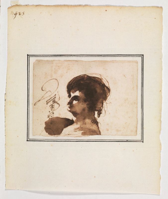      Giovanni Francesco Barbieri, detto il Guercino   - Auction Works on paper: 15th to 19th century drawings, paintings and prints - Pandolfini Casa d'Aste