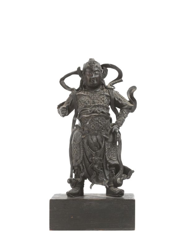 GUARDIANO, CINA, DINASTIA MING, SEC. XVII  - Auction Asian Art - Pandolfini Casa d'Aste