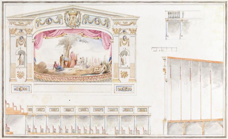 DUE PROSPETTI DI  - Asta Disegni e stampe dal XVI al XX secolo - Libri e Autografi - Pandolfini Casa d'Aste