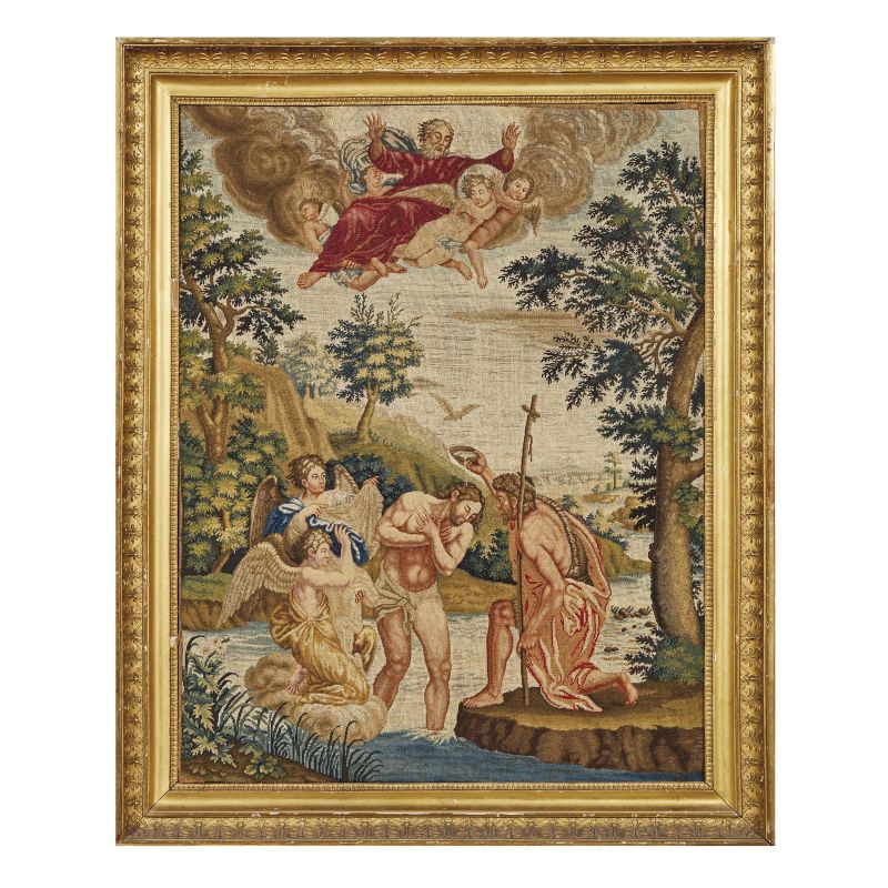 A SMALL FRENCH TAPESTRY, 18TH CENTURY  - Auction furniture and works of art - Pandolfini Casa d'Aste