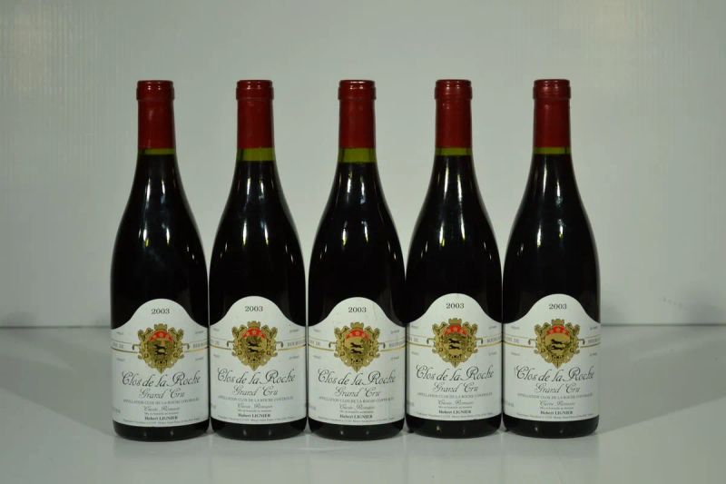 Clos de la Roche Grand Cru Cuvee Romain Domaine Hubert Lignier 2003  - Auction Finest and Rarest Wines - Pandolfini Casa d'Aste
