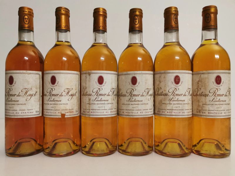 Ch&acirc;teau Romer du Hayot 1983  - Auction Auction Time | Smart Wine - Pandolfini Casa d'Aste