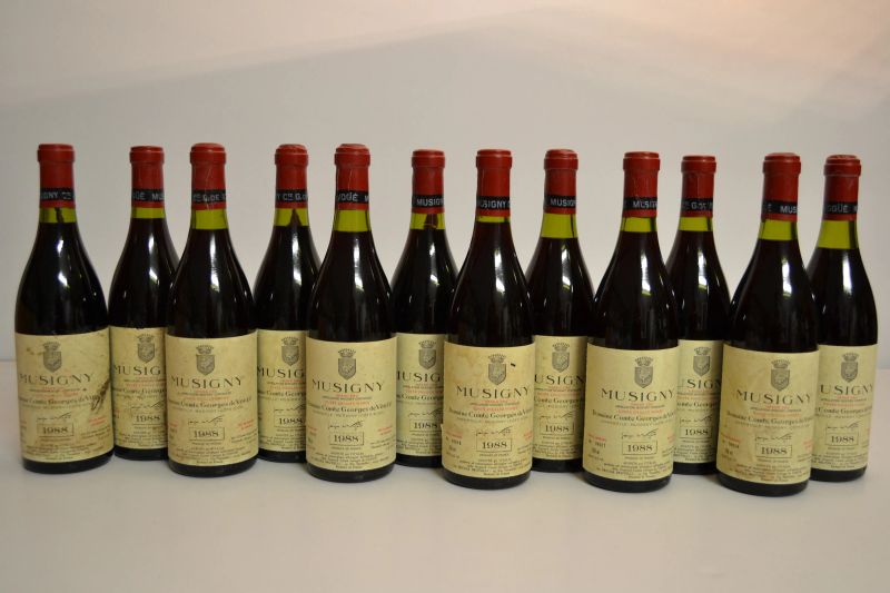 Musigny Domaine Comte Georges de Vog&uuml;&eacute; 1988  - Auction A Prestigious Selection of Wines and Spirits from Private Collections - Pandolfini Casa d'Aste