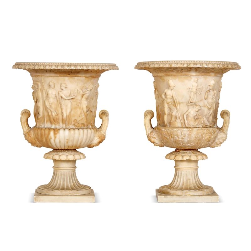 



A PAIR OF ROMAN BORGHESE AND MEDICI VASES, 19TH CENTURY  - Auction INTERNATIONAL FINE ART - Pandolfini Casa d'Aste