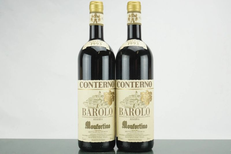 Barolo Monfortino Riserva Giacomo Conterno 1993  - Auction L'Essenziale - Fine and Rare Wine - Pandolfini Casa d'Aste