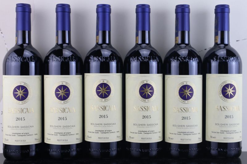 



Sassicaia Tenuta San Guido 2015  - Asta FORMA - Vini Pregiati e da Collezione - Pandolfini Casa d'Aste