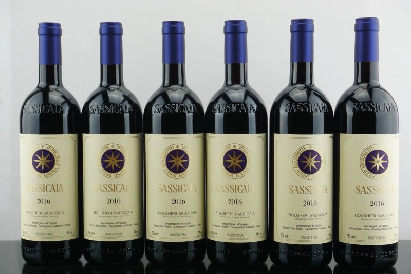 Sassicaia Tenuta San Guido 2016  - Auction AS TIME GOES BY | Fine and Rare Wine - Pandolfini Casa d'Aste